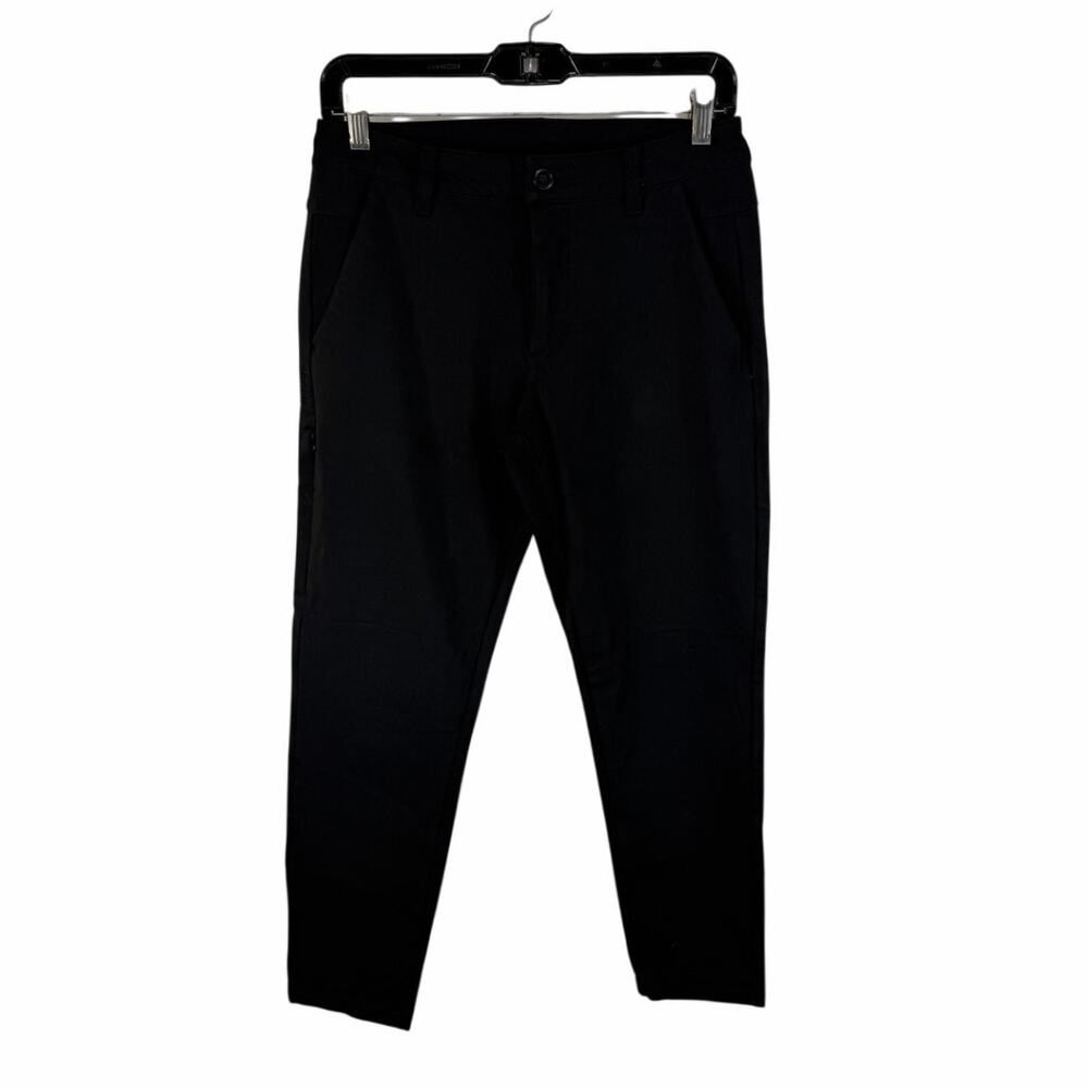 BYLT Premium Basics Everyday Pant 2.0 Black Slim Fit Size 31 Performance Chino